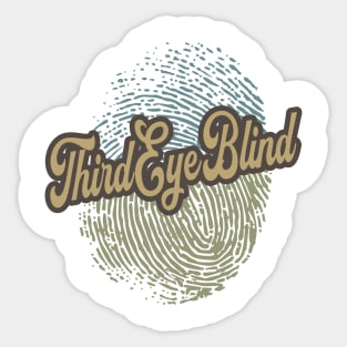 Third Eye Blind Fingerprint Sticker